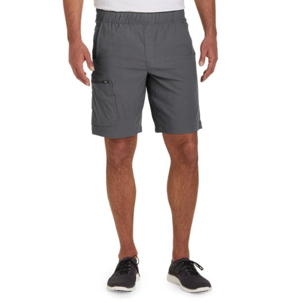 Eddie Bauer Mr Rainer Pull-On Short, Dk Smoke, L
